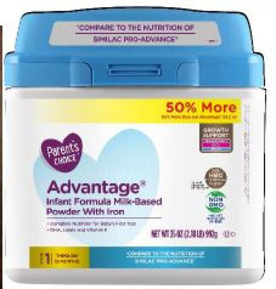 Recall baby formula
